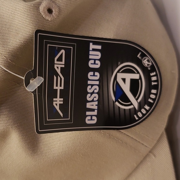 NWT Ahead Classic Cut Baseball Cap Hat Beige 'Angus Glen Golf Club' Mens Adjus - Picture 3 of 11